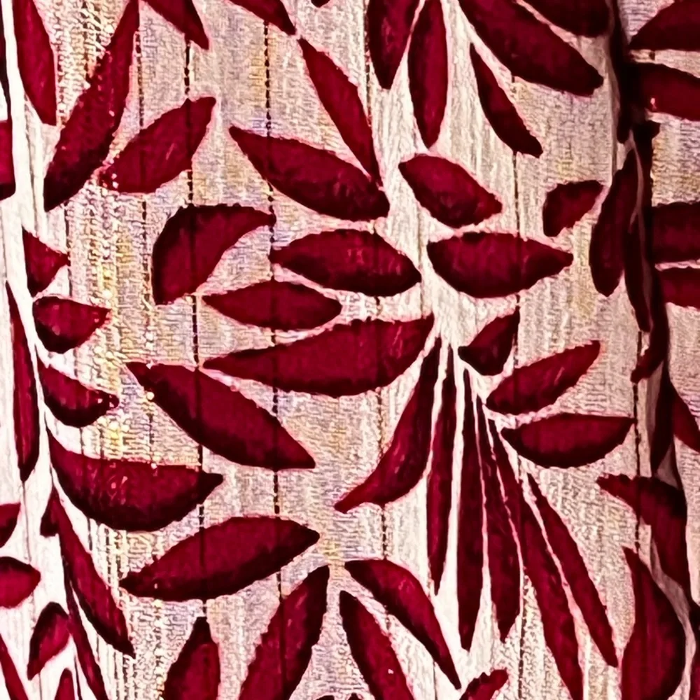 Stitch by Chenault Tiered Floral Red Dress size M? - Picture 5 of 7